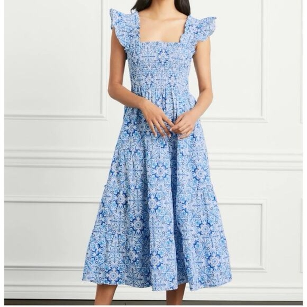 Hill House Ellie Nap Dress in Blue Mosaic